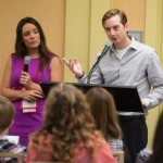 Kensie Benoit and Clay Frazier present at the NCRA Convention & Expo