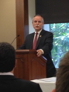 Rep. David McKinley addresses the Friends of the Congressional Hearing Health Caucus