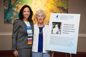 Jan Ballman, NCRF Board of Trustees chair, and Donna Hamer, who donated the funds for the Corrinne Clark Professionalism Institute