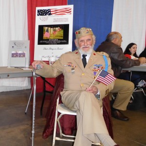 seated image of WWII veteran Donald Fida