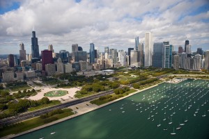 Chicago Skyline from Lake