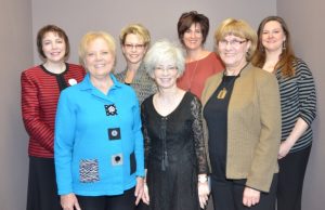 The committee who organized the VHP Day in Illinois. From left, front row: Teresa Kordick, Julie Van Cleve, Patti Ziegler. Back row: Kelli Mulcahy, Pam Burkle, Carrie Nauman, and Amanda Kieler. (Not pictured: Dixie Rash and Kelly Pieper)