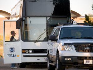 (August 18, 2007 Denver, Colorado)  FEMA's Denver based MERS leave for Texas to support operations ahead of hurricane Dean. Photo: Michael Rieger/FEMA