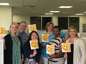 L-R: Carrie Robinson, Wade Garner, Cindy Cheng, Angela Starbuck, Geanell Adams, and Vonni Bray