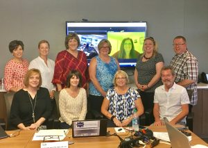 Members of NCRA's Test Advisory Committee. Karyn Menck attended remotely.