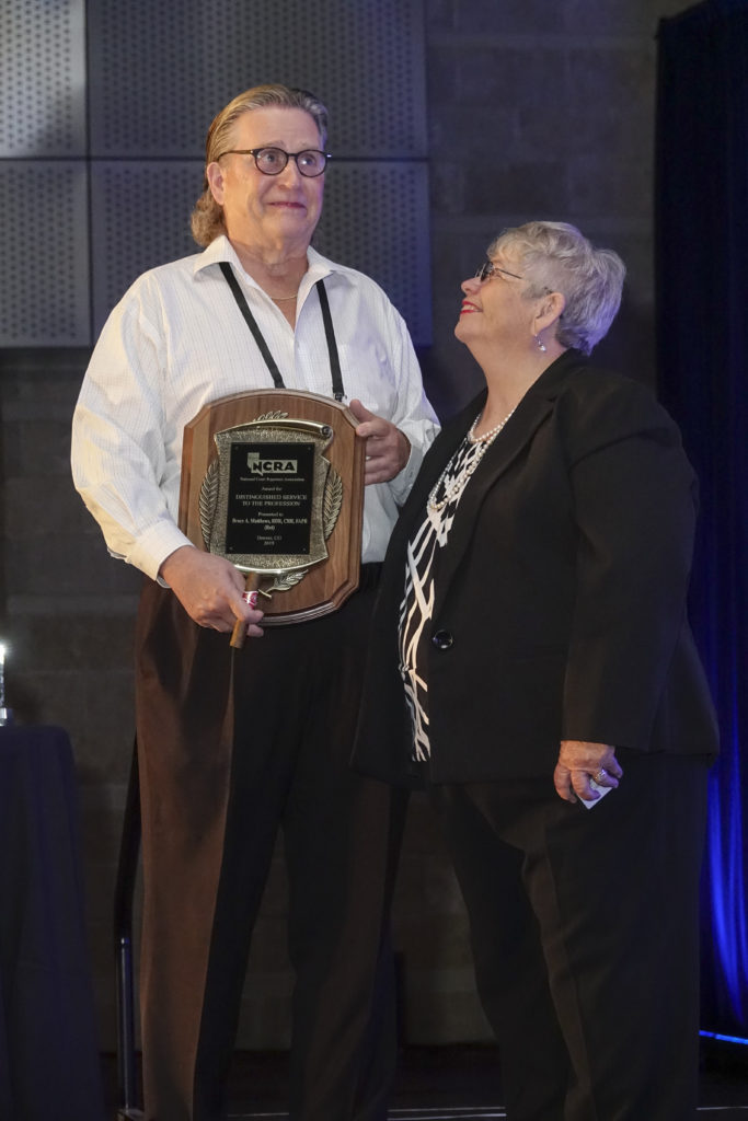 2019 NCRA Distinguished Service Award Honoree Bruce Matthews