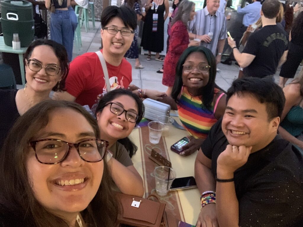 A group of people posing for a photo