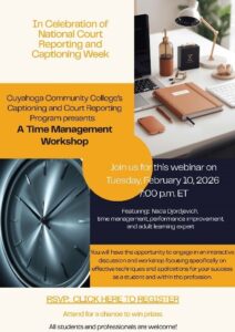 A flyer for a webinar