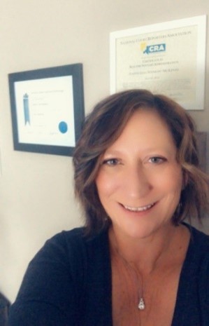Woman smiling at the camera