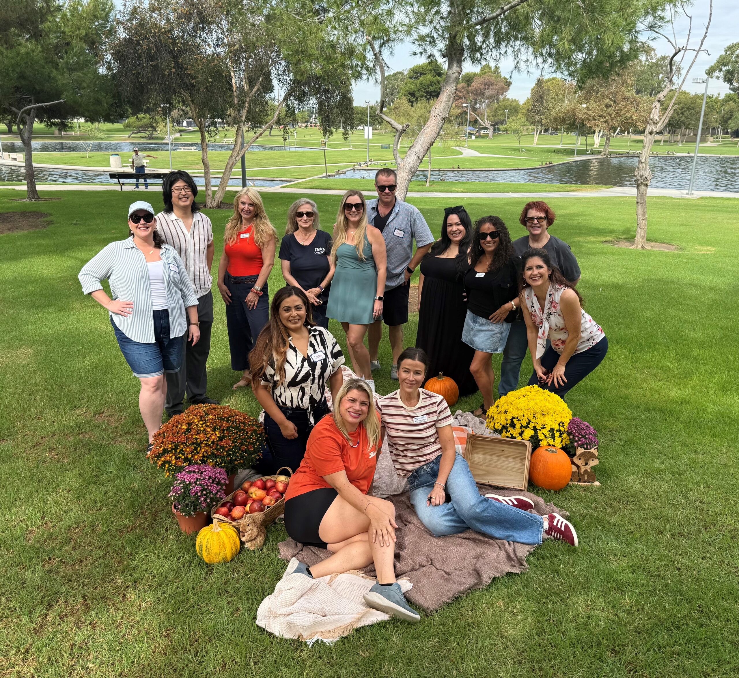 Volunteers at the CalDRA student picnic